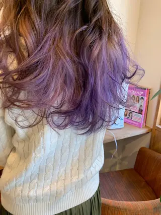 ロング カラー chill out 南塚口本店のヘアスタイル