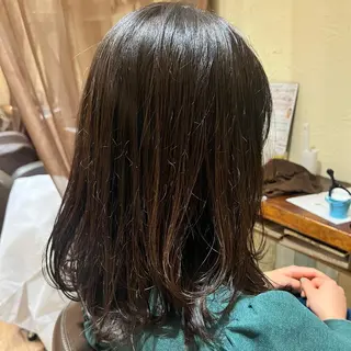ミディアム chakura めいのヘアスタイル