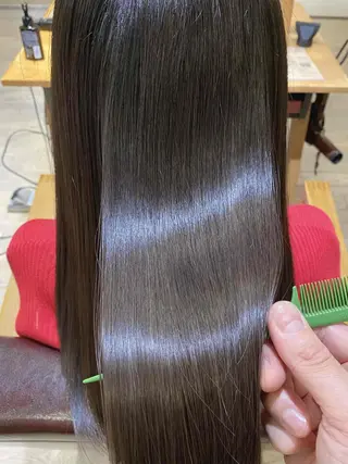 ロング カラー 前田 裕介のヘアスタイル