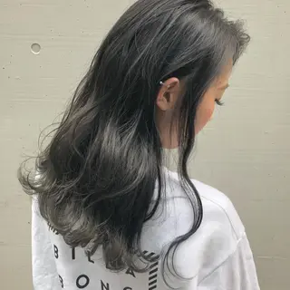 セミロング カラー トップスタイリスト 小澤純一のヘアスタイル