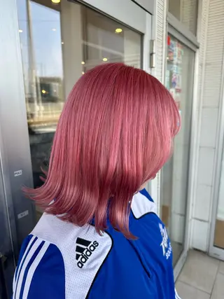 ロング カラー 松浦 涼雅のヘアスタイル