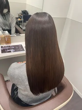 ロング 髪質改善&美髪カラー ボブ&ロングRYOのヘアスタイル