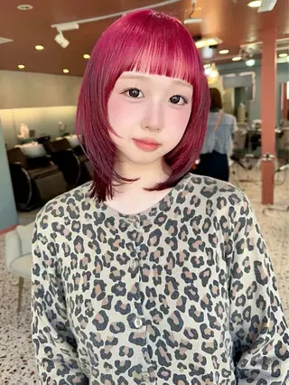 ミディアム カラー トレンドヘア🌿 chinariのヘアスタイル