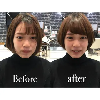 ショート 中村 美穂のヘアスタイル
