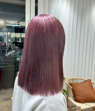 ミディアム カラー 無料ボブカットモデル 様募集中/あいらのヘアスタイル