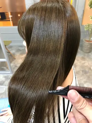 ロング カラー hair care ACRO店長　谷のヘアスタイル