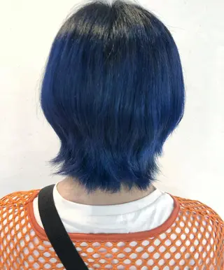 ショート カラー 最高級シールエクステ 💜Fave/あかねのヘアスタイル
