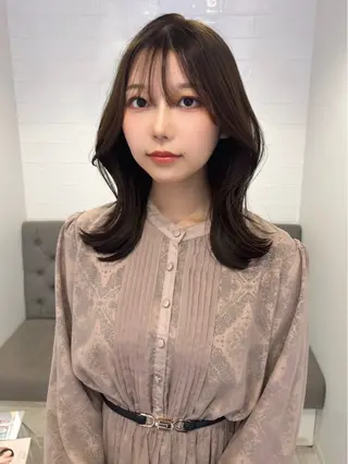 ミディアム rino/カット/ ショート／名古屋のヘアスタイル