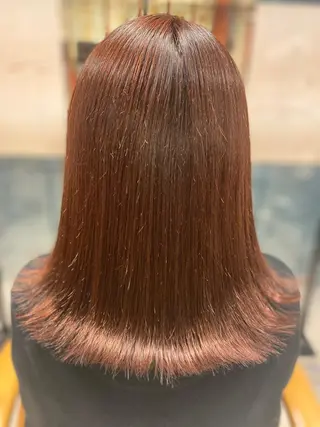 ミディアム へんみ みかのヘアスタイル