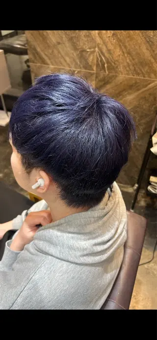 カラー メンズ 松波 慧太のヘアスタイル