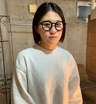 ショート カラー パーマ ヘアアレンジ キッズ デザインパーマ メンズカット 郁美のヘアスタイル