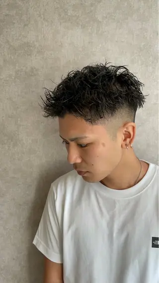 パーマ メンズ バレイヤージュ特化｜ Takuのヘアスタイル