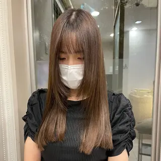 ロング カラー パーマ 🦋髪質改善 今宮梨沙🦋のヘアスタイル