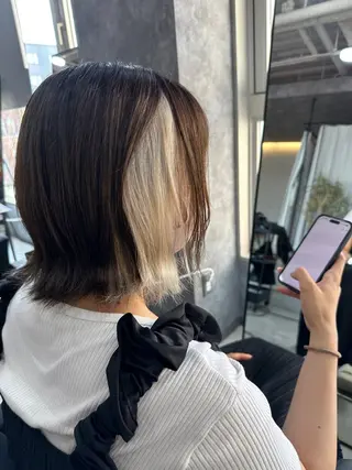 ミディアム 森本 倭のヘアスタイル