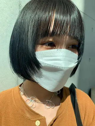 ショート ブリーチなしWカラー /地毛風/小林凪沙のヘアスタイル