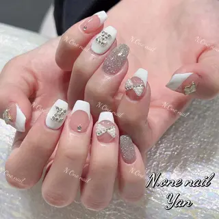 ネイル 長いだし/スカルプ/ パラシェルN.oneのネイルデザイン