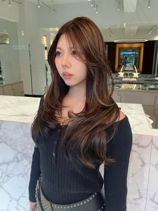 ロング haruna .のヘアスタイル