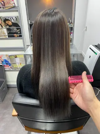ロング 平田 広大のヘアスタイル