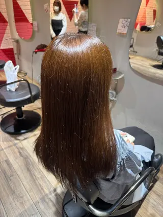 ロング カラー 梅田Lolonois miuのヘアスタイル