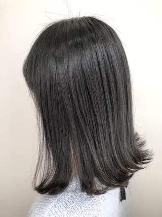 ミディアム カラー 【透明感、艶髪】西村 有司のヘアスタイル