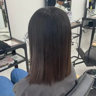 ミディアム カラー パーマ ヘアアレンジ メンズ キッズ ネイル マツエク・マツパ アイブロウ mona/ ストレートスタイル✨のヘアスタイル