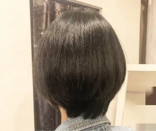 ショート 谷口ゆめ/縮毛矯正/ 大人女子/眉ワックスのヘアスタイル
