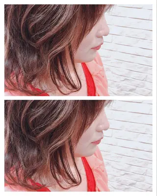 ミディアム カラー 伊藤 さやかのヘアスタイル