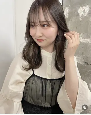 セミロング カラー 韓国/ボブ/まつパ 🩰aikaのヘアスタイル