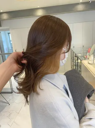 セミロング カラー apollo  yokohama 横浜店所属・APOLLO♡ ＭＩＯのヘアスタイル