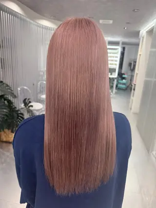 ロング ならざきつぐみ /天王寺/ハイトーンのヘアスタイル