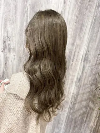 ロング カラー 髪質改善で 憧れの潤艶美髪にのヘアスタイル