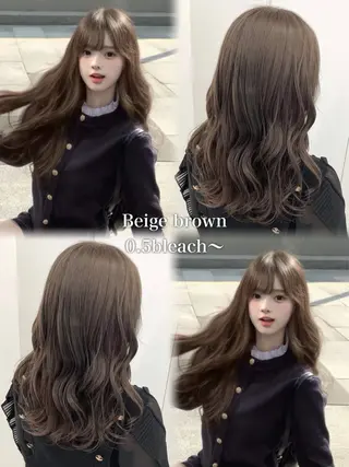 ロング カラー ヘアアレンジ えびけん/色落ちまで 可愛い♥️のヘアスタイル