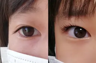 マツエク・マツパ キッズ LATTE eyelashのマツエク・マツパデザイン