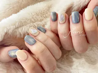 ネイル フルリール 【プライベートサロンのネイルデザイン