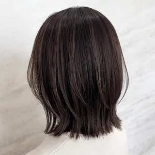 ミディアム カラー 顔周りカット/透明感 カラー🤍大塚蛍のヘアスタイル