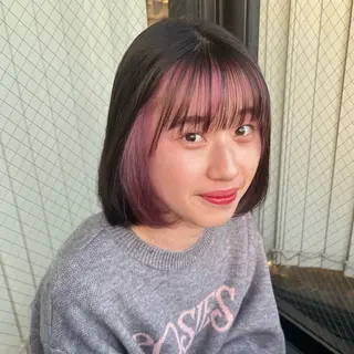 カラー 💫miyu💫デザ インカラー/アレンジのヘアスタイル