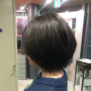 ショート カラー 杏華 ショートのヘアスタイル