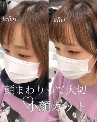 ミディアム ✨透明感ケアカラー✨ 長野ゆきなのヘアスタイル