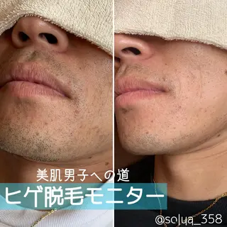 メンズ solua Ayamiのマツエク・マツパデザイン