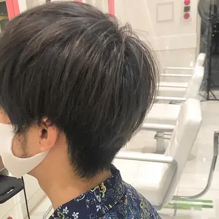 ミディアム カラー ウルフカット ハッシュカット/七海のヘアスタイル