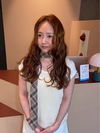 カラー YOKE 桃山台 SAKI♩ ܸのヘアスタイル