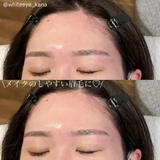 アイブロウ WHITELASH 🤍KANAの眉毛・アイブロウイメージ
