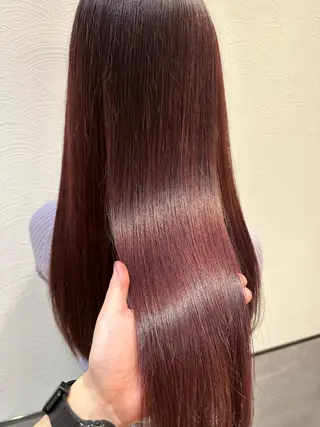 ロング カラー やまぐち あやみのヘアスタイル
