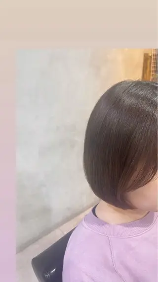 ミディアム lena🎀 透明感カラー/韓国風のヘアスタイル