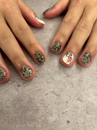 メンズ ネイル FlyingSeep 🐑kaho💟🌈のネイルデザイン