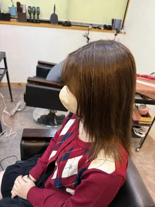 艶暖色/ベージュ SAKI💜のヘアスタイル