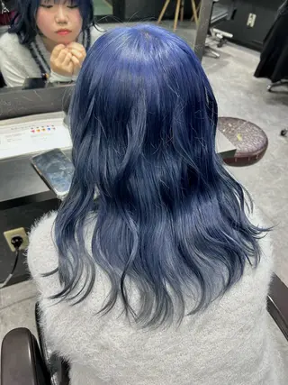 ミディアム カラー 💎透明感カラー💎 bAteAu あまねのヘアスタイル
