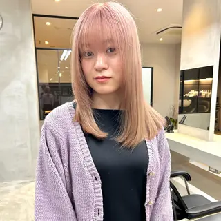 ミディアム カラー 一ノ瀬 暁のヘアスタイル