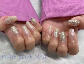 ネイル PURE BLUE NAILのネイルデザイン