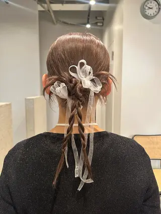 ヘアアレンジ 🫧透明感カラー／ 💙安藤美海💙のヘアスタイル